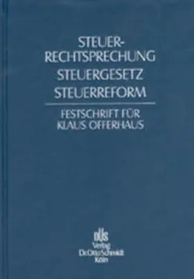 Kirchhof / Jakob / Beermann |  Steuerrechtssprechung, Steuergesetz, Steuerreform | Buch |  Sack Fachmedien