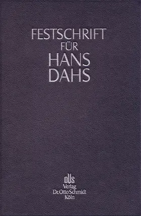 Beulke / Widmaier / Böttcher |  Festschrift für Hans Dahs | Buch |  Sack Fachmedien