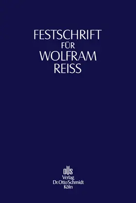 Kirchhof / Nieskens |  Festschrift für Wolfram Reiß zum 65. Geburtstag | Buch |  Sack Fachmedien