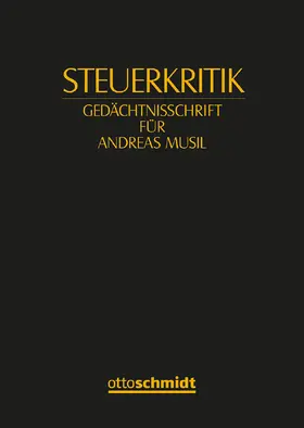 Heintzen / Richter / Stapperfend |  Steuerkritik | Buch |  Sack Fachmedien