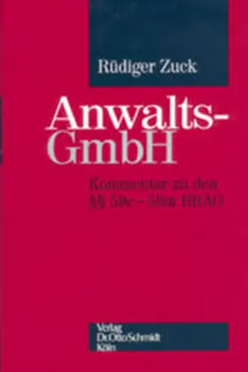 Zuck |  Anwalts-GmbH | Buch |  Sack Fachmedien