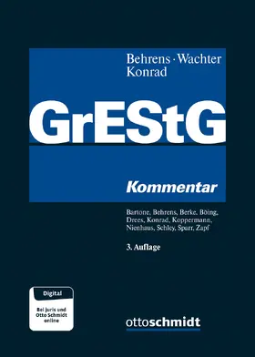 Behrens / Wachter / Konrad |  Grunderwerbsteuergesetz | Buch |  Sack Fachmedien