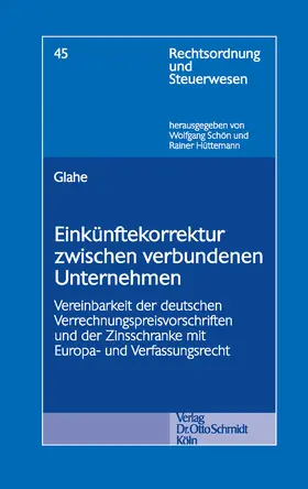 Glahe |  Einkünftekorrektur zwischen verbundenen Unternehmen | eBook | Sack Fachmedien