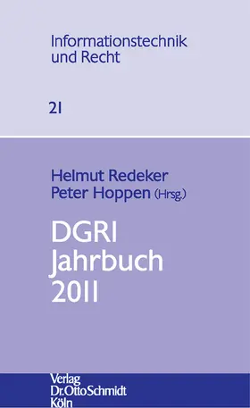 Redeker / Hoppen |  DGRI Jahrbuch 2011 | eBook | Sack Fachmedien