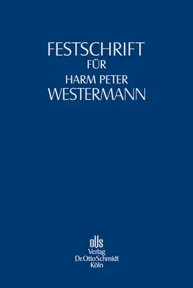 Aderhold / Grunewald / Klingberg |  Festschrift für Harm Peter Westermann | eBook | Sack Fachmedien