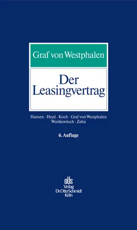 Westphalen / Assies / Gennen |  Der Leasingvertrag | eBook | Sack Fachmedien