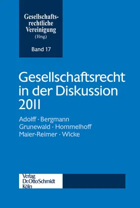  Gesellschaftsrecht in der Diskussion 2011 | eBook | Sack Fachmedien