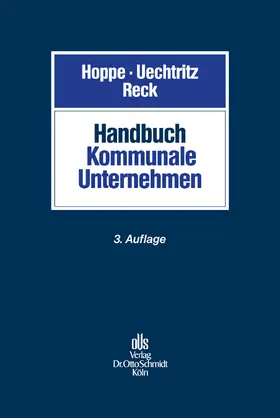 Uechtritz / Reck |  Handbuch Kommunale Unternehmen | Buch |  Sack Fachmedien