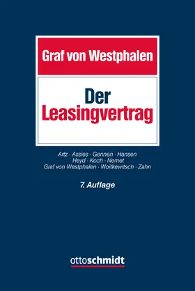 Westphalen |  Der Leasingvertrag | Buch |  Sack Fachmedien