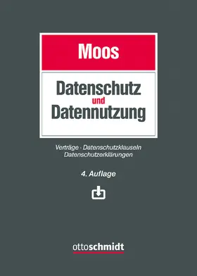 Moos |  Datenschutz und Datennutzung | Buch |  Sack Fachmedien