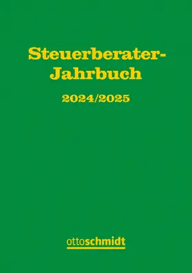 Steuerberater-Jahrbuch 2024/2025 | Buch | 978-3-504-62671-6 | sack.de