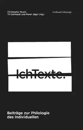 Dembeck / Busch / Jäger |  Ichtexte | Buch |  Sack Fachmedien