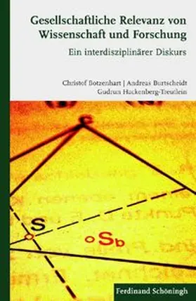 Burtscheidt / Botzenhart / Hackenberg-Treutlein |  Gesellschaftliche Relevanz von Wissenschaft und Forschung | Buch |  Sack Fachmedien