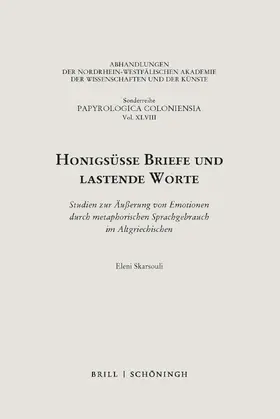 Skarsouli |  Honigsüße Briefe und lastende Worte | Buch |  Sack Fachmedien