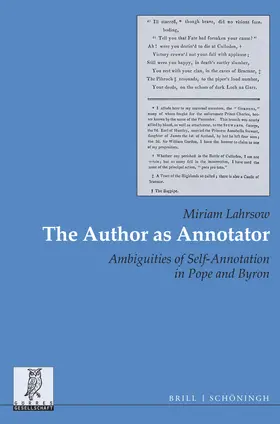 Lahrsow |  The Author as Annotator | Buch |  Sack Fachmedien