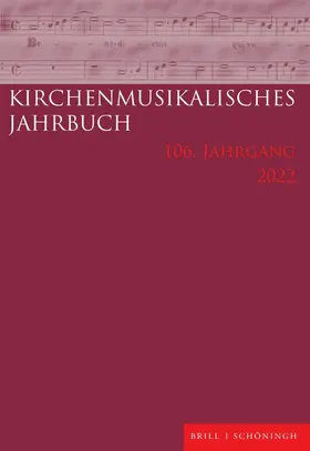 Konrad |  Kirchenmusikalisches Jahrbuch 106. Jahrgang 2022 | Buch |  Sack Fachmedien