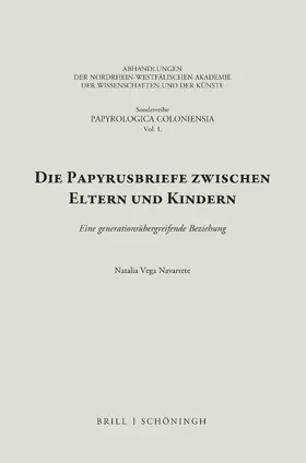 Vega Navarrete |  Die Papyrusbriefe zwischen Eltern und Kindern | Buch |  Sack Fachmedien