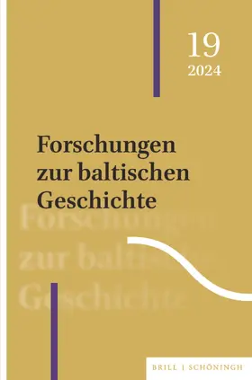  Forschungen zur baltischen Geschichte | Buch |  Sack Fachmedien