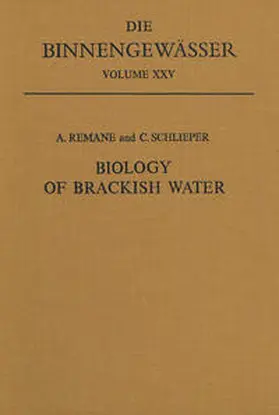 Remane / Schlieper |  Biology of Brackish Water | Buch |  Sack Fachmedien