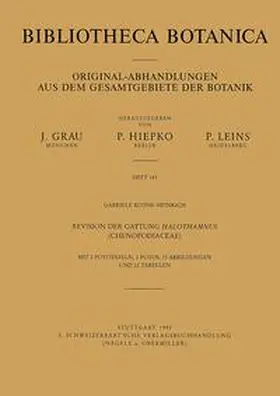 Kothe-Heinrich |  Revision der Gattung Halothamnus (Chenopodiaceae) | Buch |  Sack Fachmedien