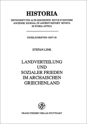 Link |  Landverteilung und sozialer Frieden im archaischen Griechenland | Buch |  Sack Fachmedien