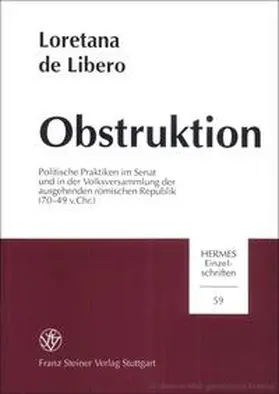PD Dr. Loretana de Libero |  Obstruktion | Buch |  Sack Fachmedien