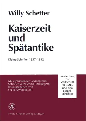Schetter / Zwierlein |  Kaiserzeit und Spätantike | Buch |  Sack Fachmedien