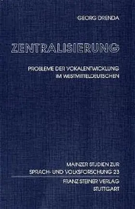 Drenda |  Zentralisierung | Buch |  Sack Fachmedien