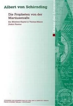Schirnding |  Die Propheten von der Martiusstraße | Buch |  Sack Fachmedien