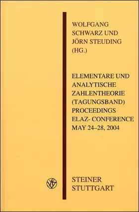 Schwarz / Steuding |  Elementare und Analytische Zahlentheorie | Buch |  Sack Fachmedien