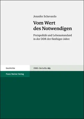 Schevardo |  Vom Wert des Notwendigen | Buch |  Sack Fachmedien