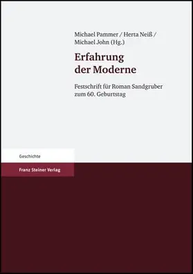 Pammer / Neiß / John |  Erfahrung der Moderne | Buch |  Sack Fachmedien