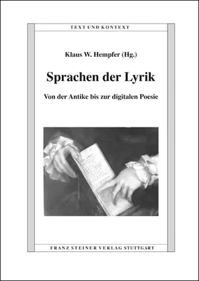 Hempfer |  Sprachen der Lyrik | Buch |  Sack Fachmedien