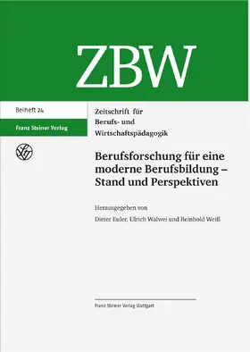 Euler / Walwei / Weiß |  Berufsforschung für eine moderne Berufsbildung - Stand und Perspektiven | Buch |  Sack Fachmedien