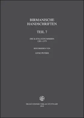  Birmanische Handschriften | Buch |  Sack Fachmedien