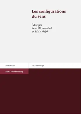 Blumenthal / Mejri |  Les configurations du sens | Buch |  Sack Fachmedien