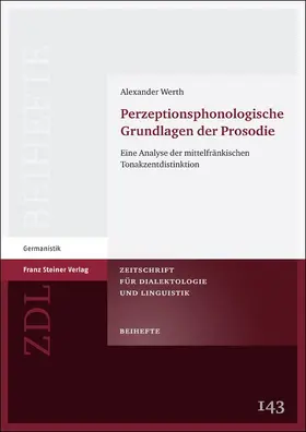 Werth |  Perzeptionsphonologische Grundlagen der Prosodie | Buch |  Sack Fachmedien