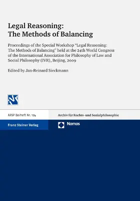 Sieckmann |  Legal Reasoning: The Methods of Balancing | eBook | Sack Fachmedien
