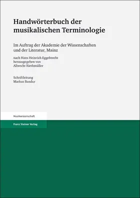 Eggebrecht | Handwörterbuch der musikalischen Terminologie | Sonstiges | 978-3-515-10167-7 | sack.de