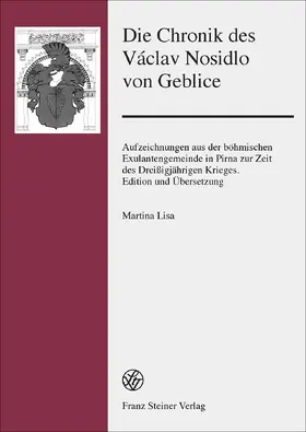 Lisa |  Die Chronik des Václav Nosidlo von Geblice | Buch |  Sack Fachmedien