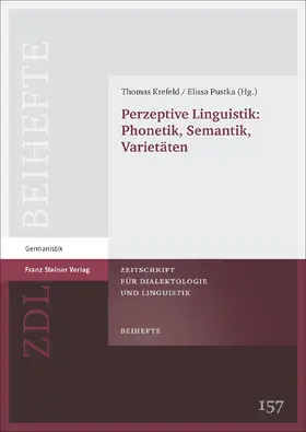 Krefeld / Pustka |  Perzeptive Linguistik: Phonetik, Semantik, Varietäten | eBook | Sack Fachmedien