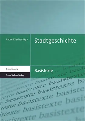 Krischer |  Stadtgeschichte | Buch |  Sack Fachmedien