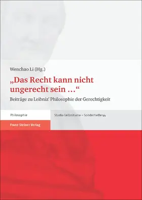 Li |  "Das Recht kann nicht ungerecht sein …" | Buch |  Sack Fachmedien