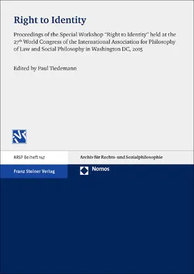 Tiedemann |  Right to Identity | eBook | Sack Fachmedien