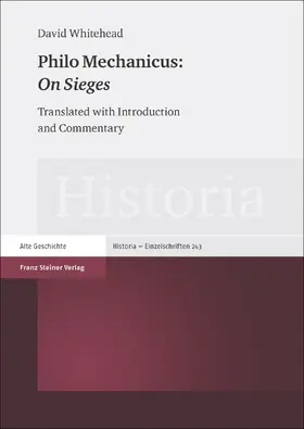 Whitehead | Philo Mechanicus: "On Sieges" | E-Book | sack.de