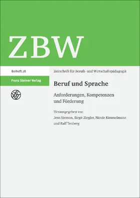 Siemon / Ziegler / Kimmelmann |  Beruf und Sprache | Buch |  Sack Fachmedien