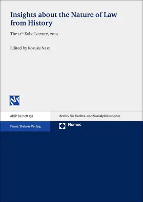 Nasu |  Insights about the Nature of Law from History | Buch |  Sack Fachmedien