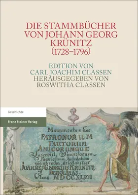 Classen |  Die Stammbücher von Johann Georg Krünitz (1728–1796) | Buch |  Sack Fachmedien