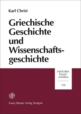 Christ |  Griechische Geschichte und Wissenschaftsgeschichte | eBook | Sack Fachmedien