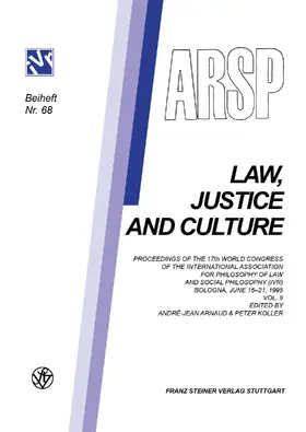 Arnaud / Koller |  Challenges to Law at the End of the 20th Century: Law, Justice and Culture. | eBook | Sack Fachmedien